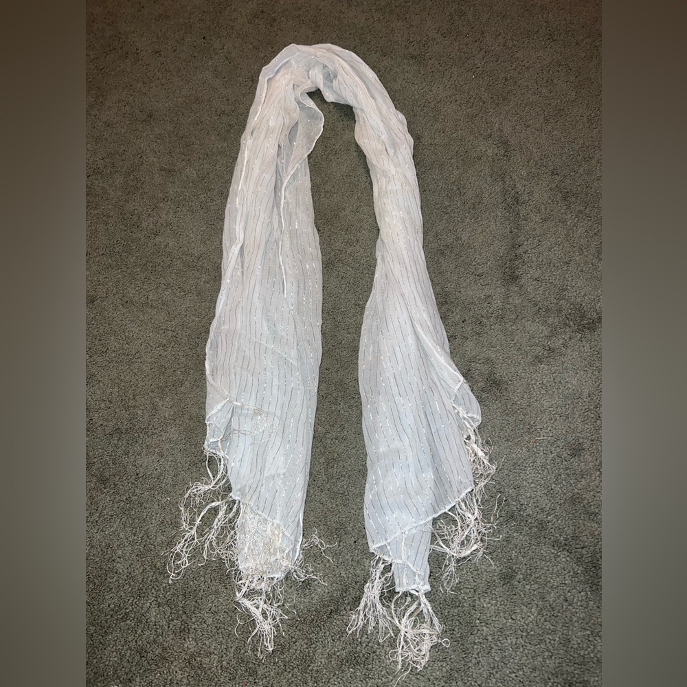 White scarf
